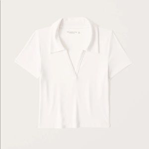 ABERCROMBIE SHORT SLEEVE RIBBED POLO